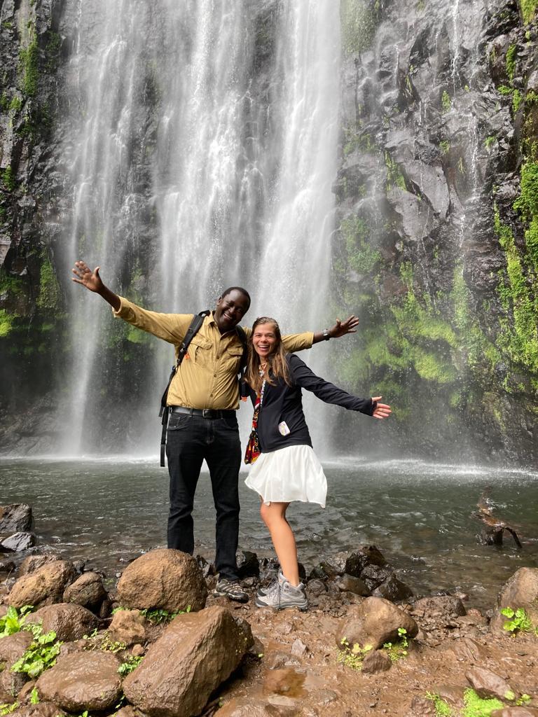 Materuni Village coffee tour and waterfalls at the base of Mount Kilimanjaro