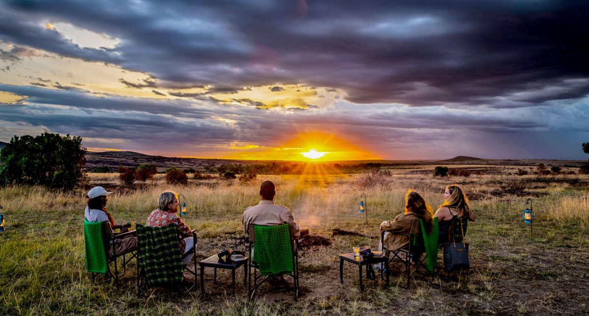 Sundowner in Africa