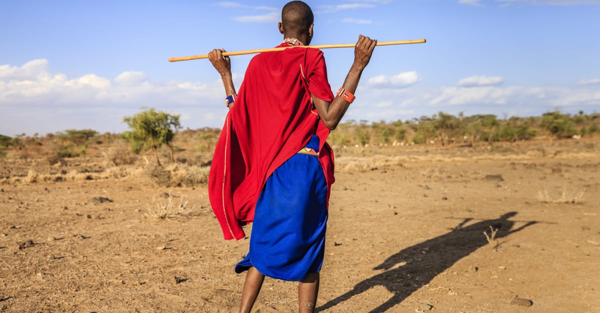 Maasai boy Lights on Africa